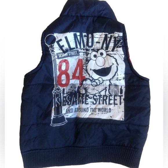 Sesame Street - Elmo Puffer Vest - Picture 1 of 5